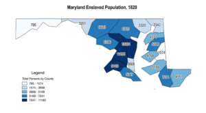 Maryland Enslaved Population, 1820