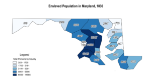 Maryland Enslaved Population, 1830